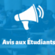 avis aux étudiants