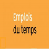 emploi du temps
